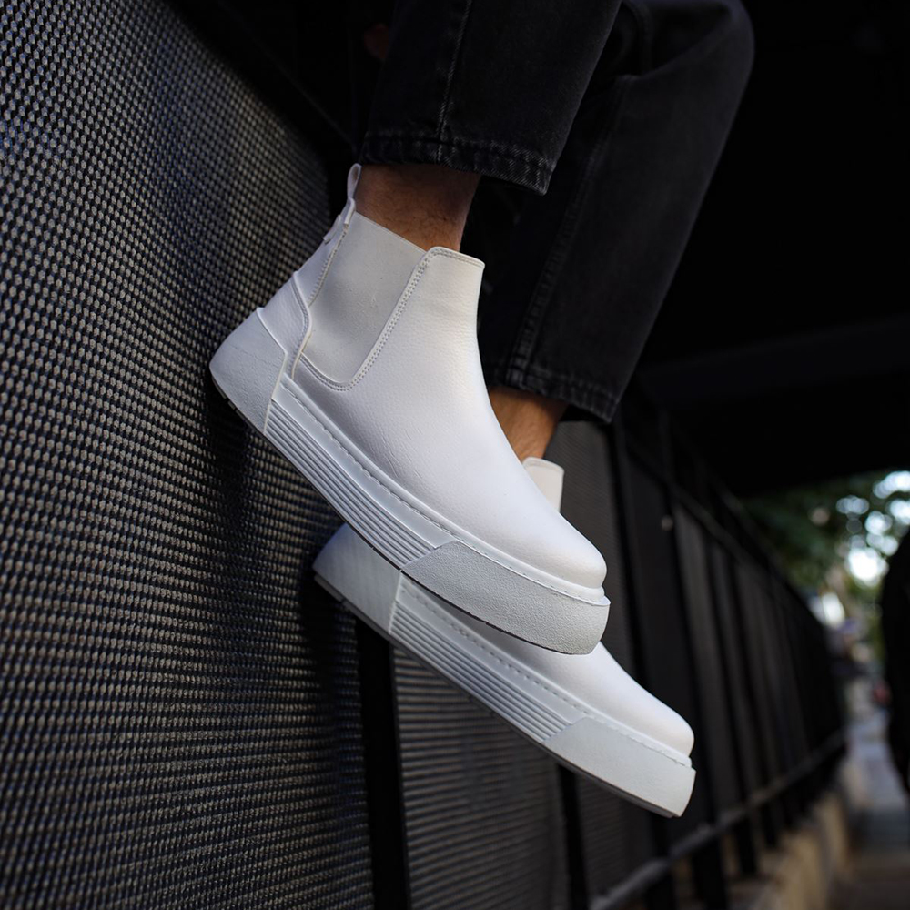 Mens Boots White 069 069WHITE